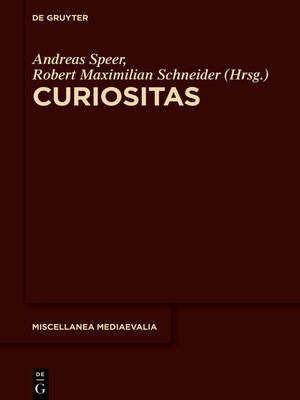 cover image of Curiositas